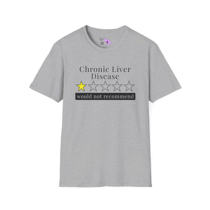 Chronic Liver Disease 1 Star Would Not Recommend Adult T-shirt