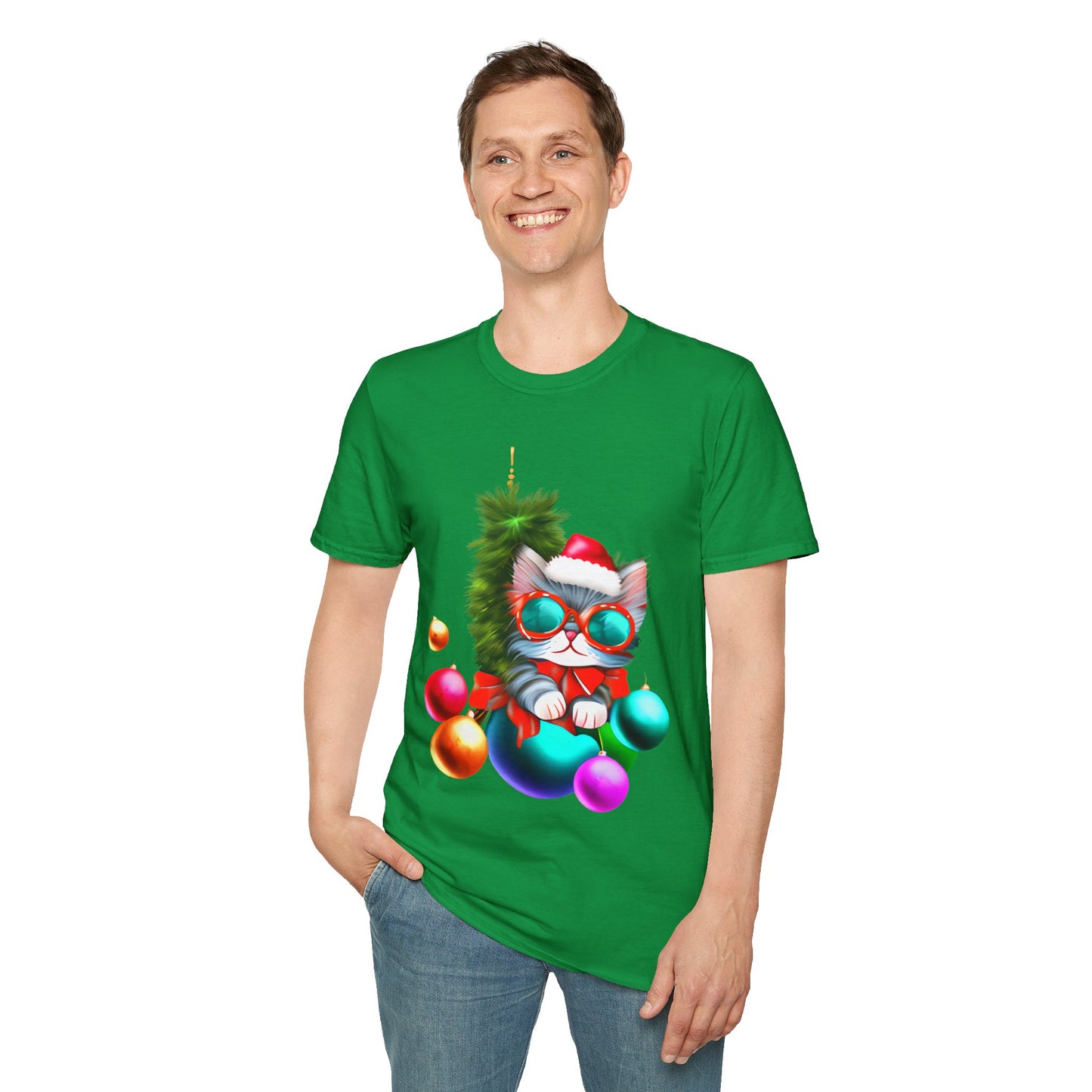 Christmas Ornaments Kitten T-shirt