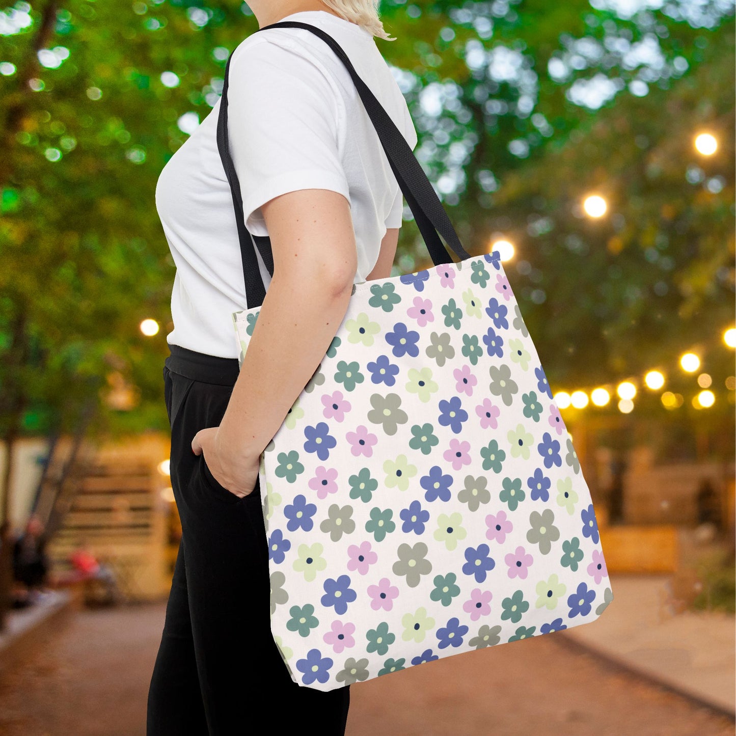 Earthbound Blooms Canvas Tote Bag
