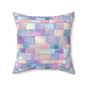 Cloudbound Panels Throw Pillow