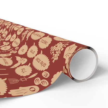 Shine & Celebrate Hanukkah Wrapping Paper