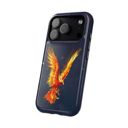 Phoenix Over Nebula MagSafe® Compatible Tough Case for iPhone