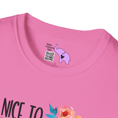 Be Nice To The Bus Driver... Adult T-shirt