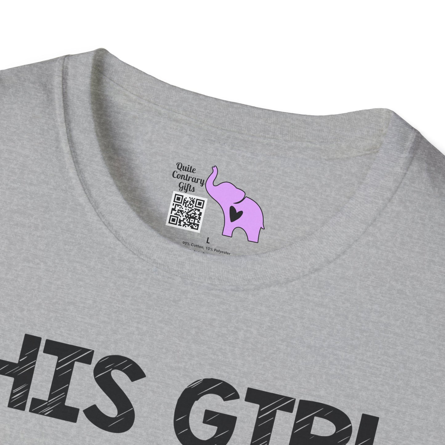 This Girl Runs On Coffee And Sarcasm Adult T-shirt