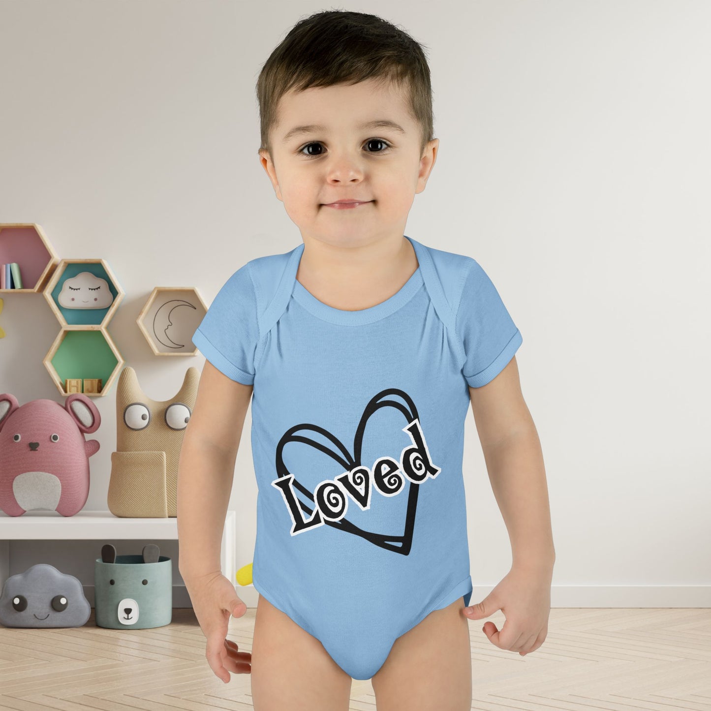Loved Infant Baby Rib Bodysuit
