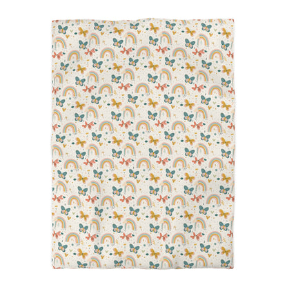Whispering Wings & Rainbows Duvet Bedding Set