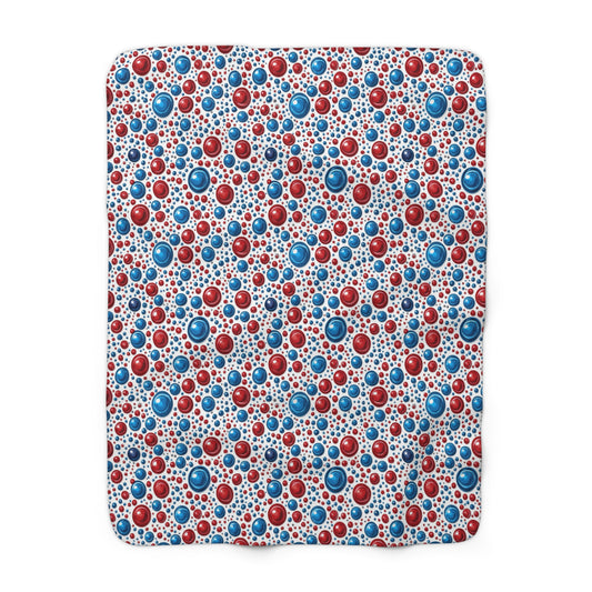 Freedom Dots Fleece Blanket