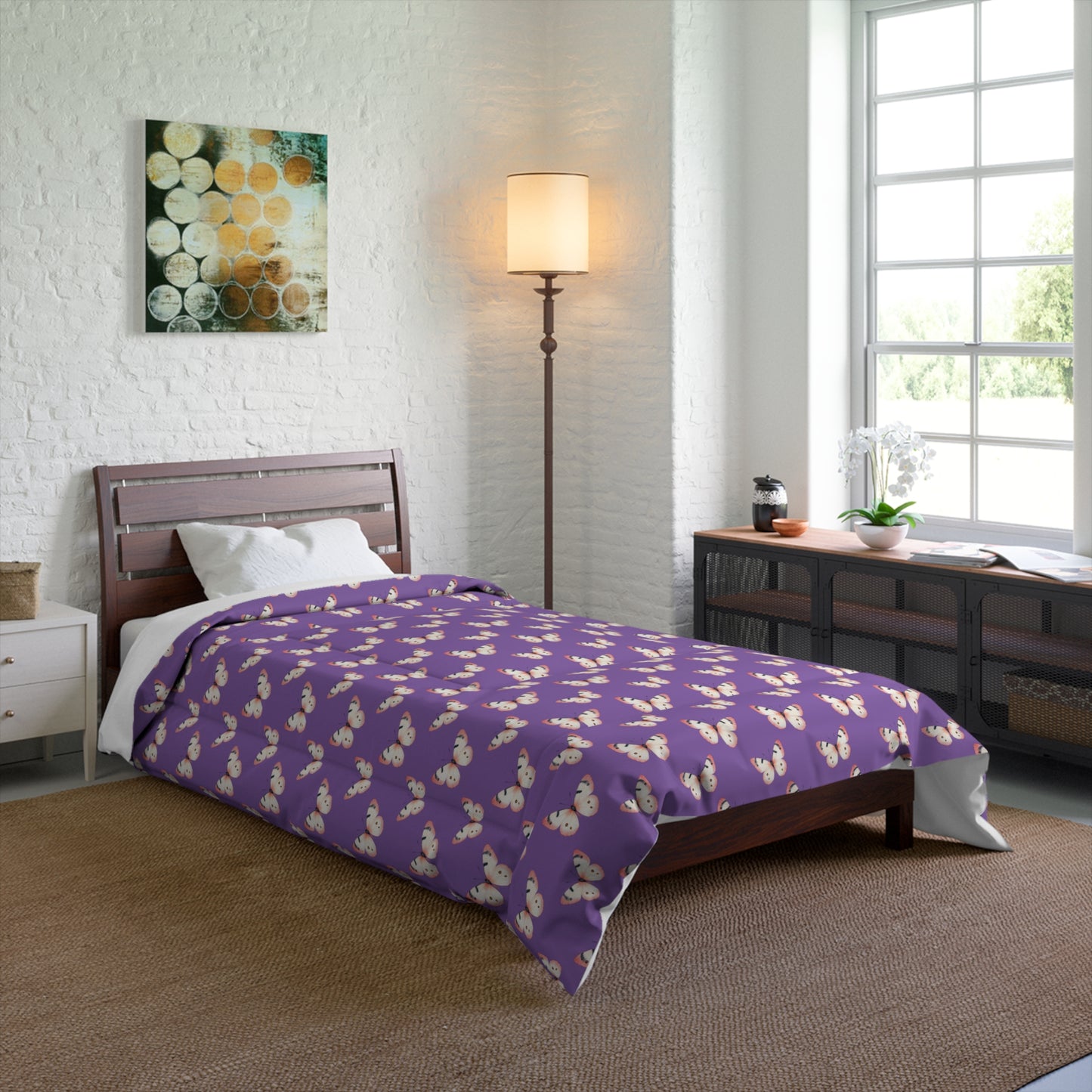 Lavender Flutter Comforter