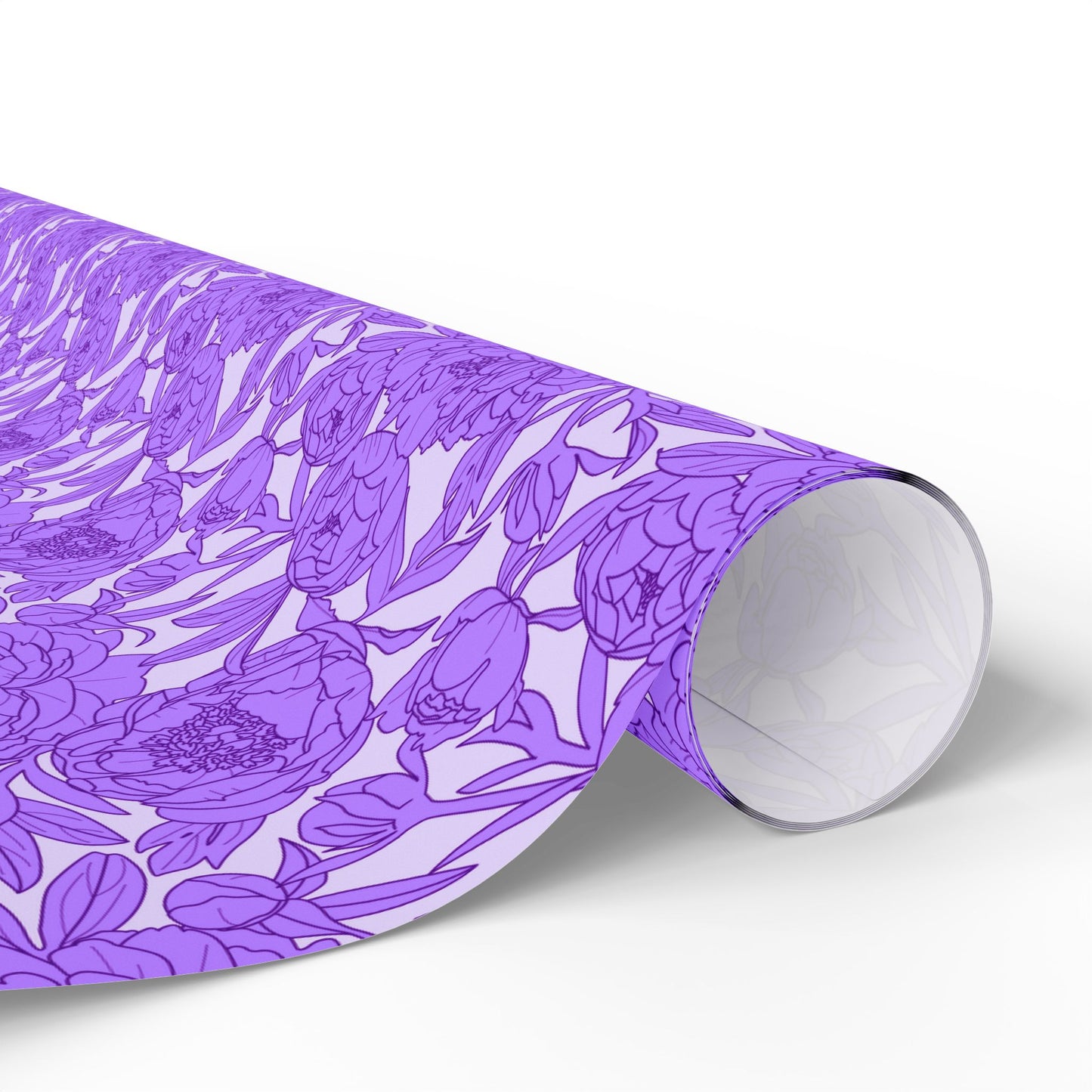 Lavender Peony Symphony Wrapping Paper