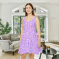 Cotton Candy Cheetah Print Women's Skater Dress