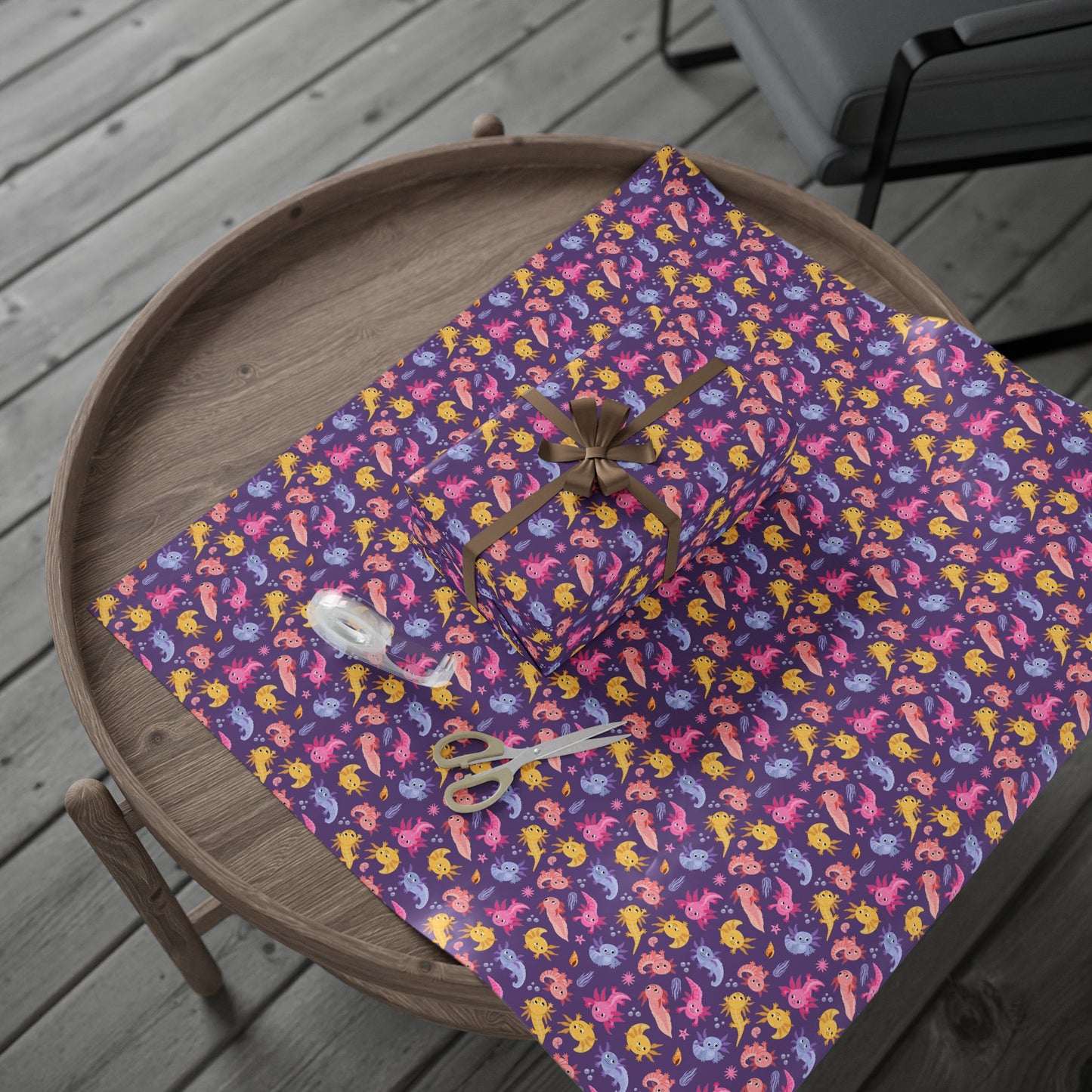 Axolotl Adventures Wrapping Paper