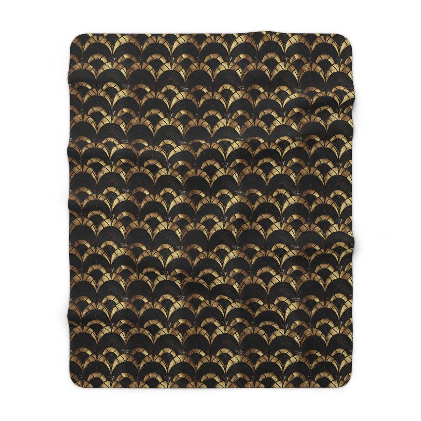 Gilded Elegance Fleece Blanket
