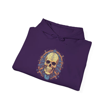 Creepy Skull 3 Heavy Blend™ Hooded Sweatshirt