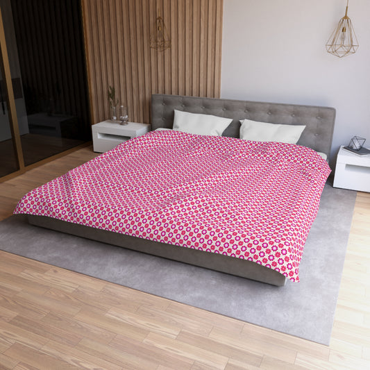 Rosy Star Garden Duvet Bedding Set