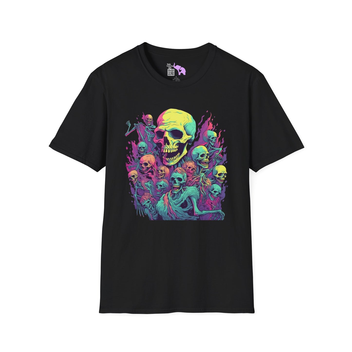 Skeleton Gathering Adult T-shirt