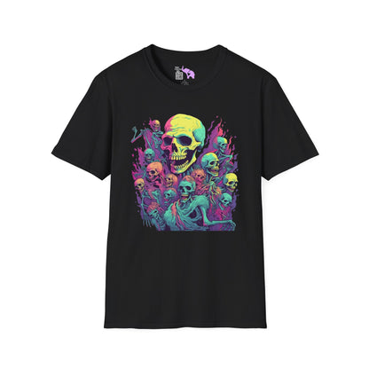 Skeleton Gathering Adult T-shirt