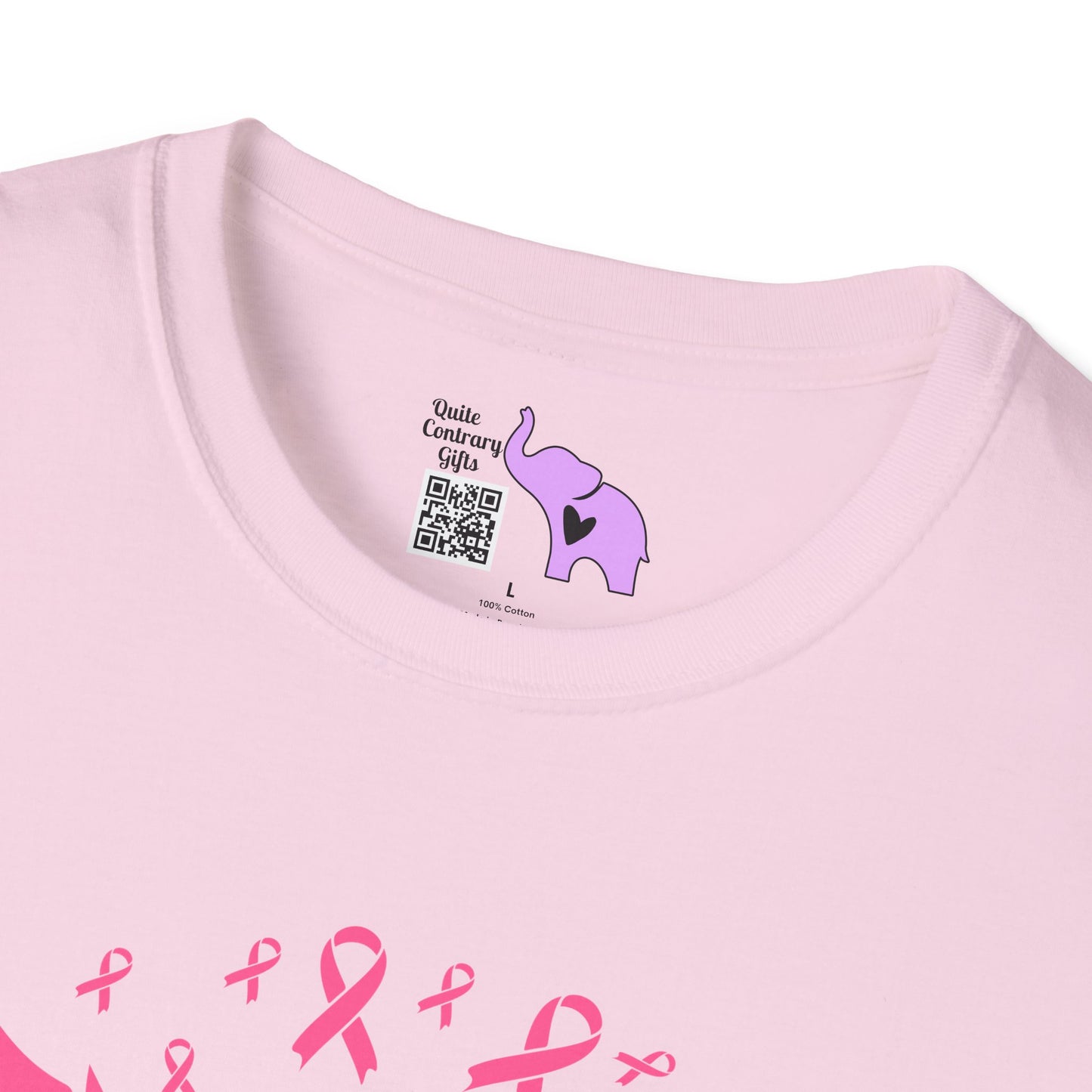 Sunflower & Butterflies Breast Cancer Awareness Adult T-shirt
