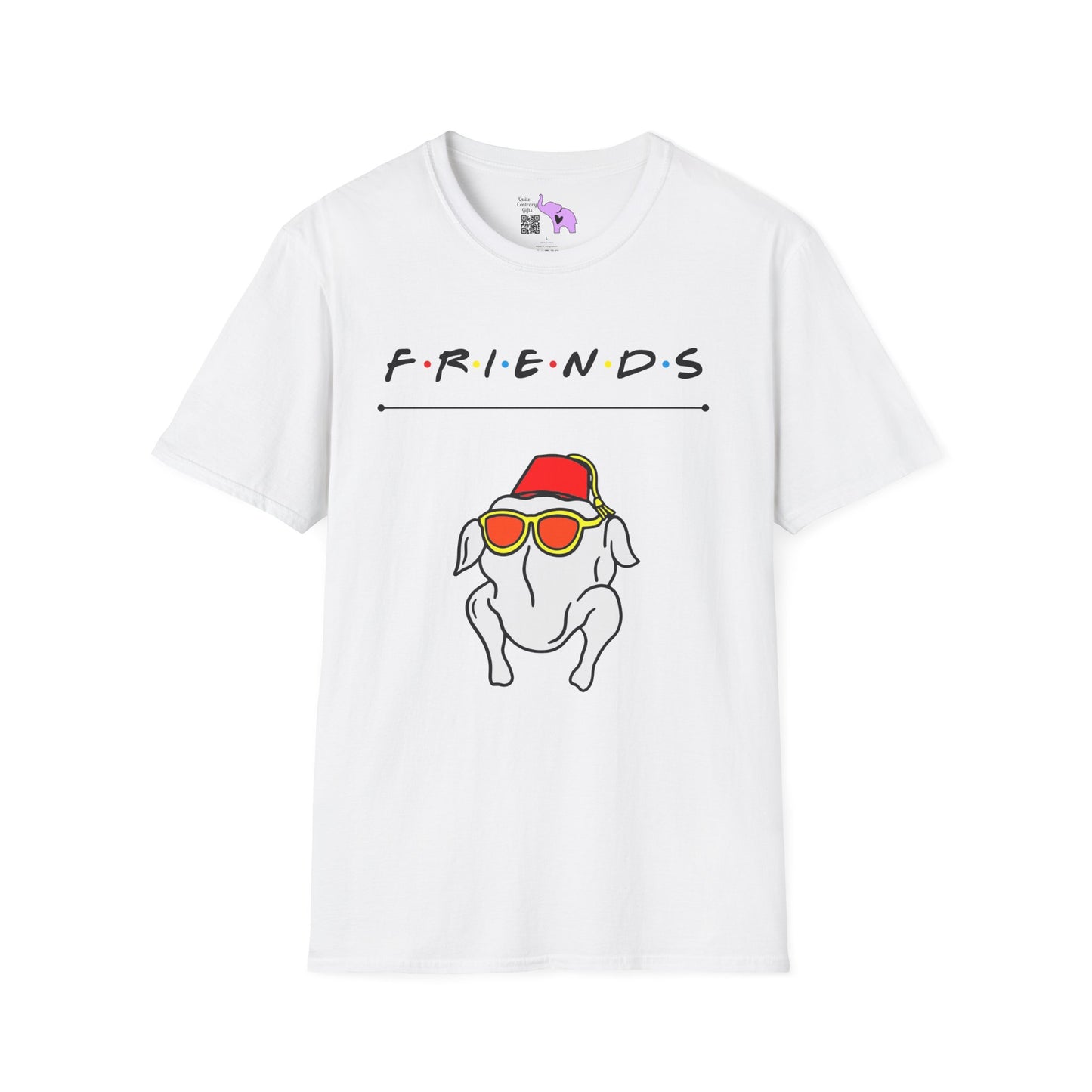 Friends; Thanksgiving Turkey Adult T-shirt