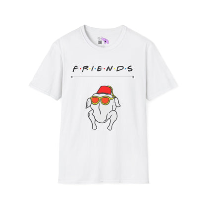 Friends; Thanksgiving Turkey Adult T-shirt