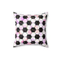 Pink Soccer Fever Throw Pillow