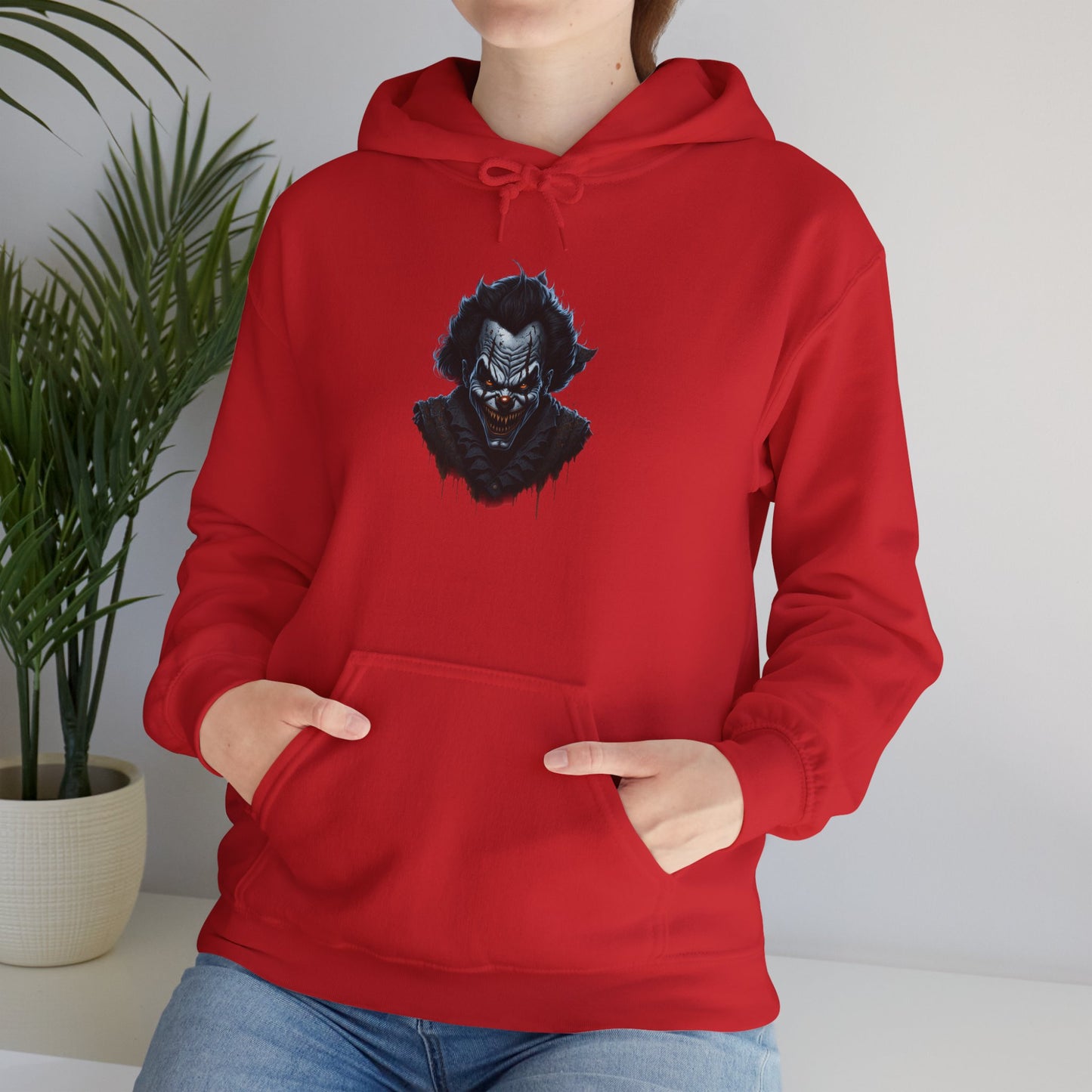 Creepy Clown Heavy Blend™ Hooded Sweatshirt