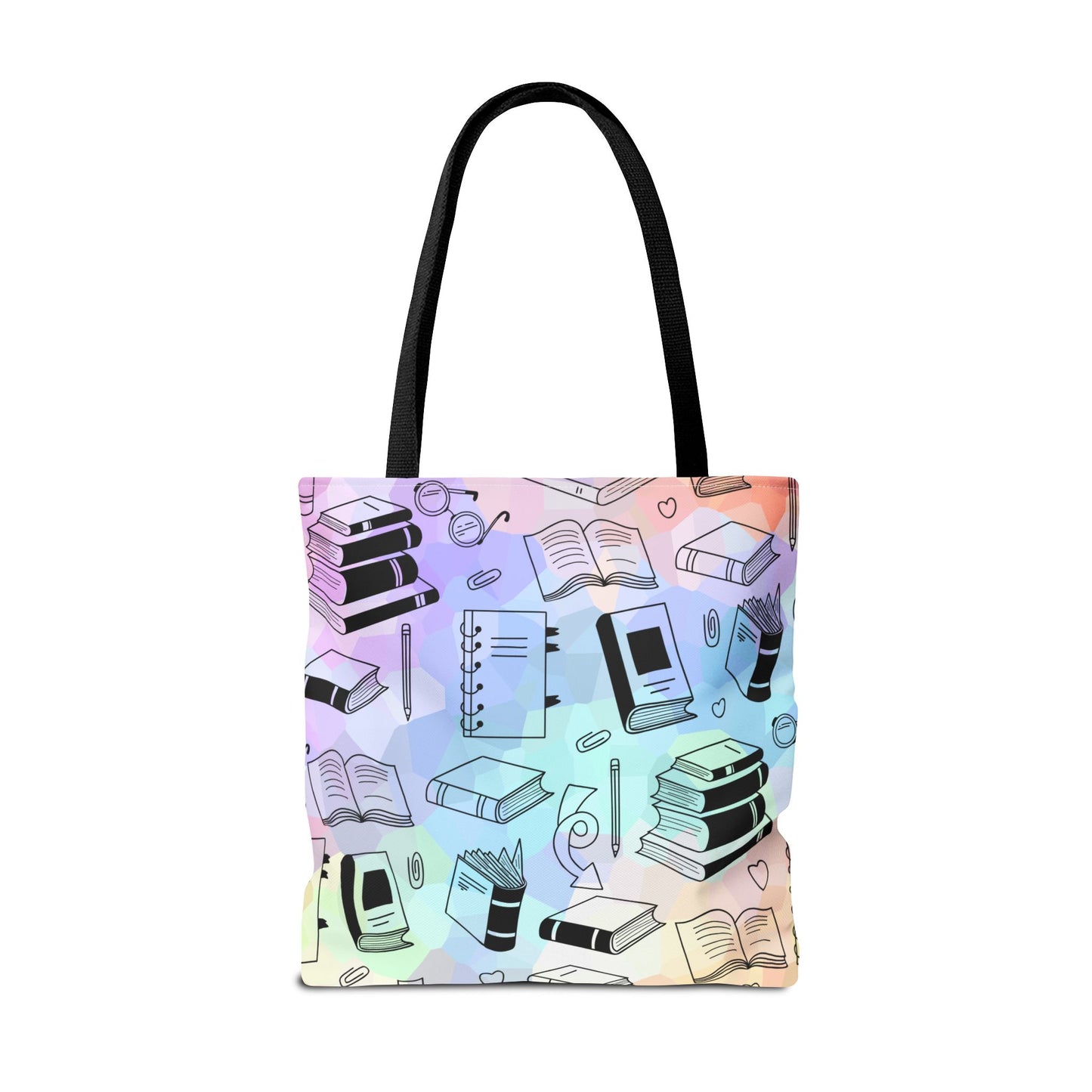 Colorful Chapters Canvas Tote Bag