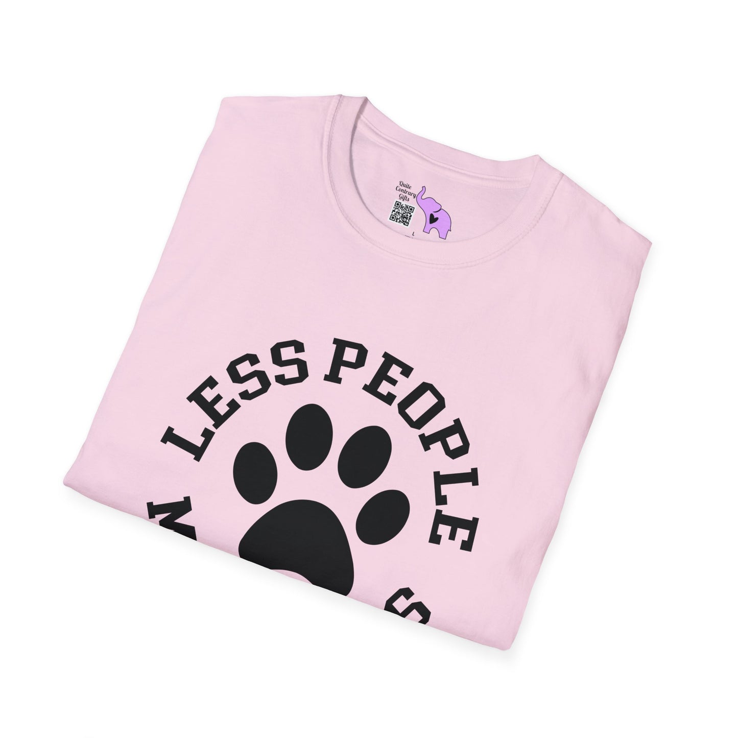 Less People More Dogs T-shirt