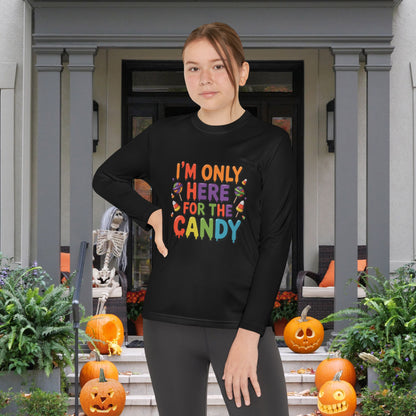 I'm Only Here for the Candy Youth Long Sleeve Tee