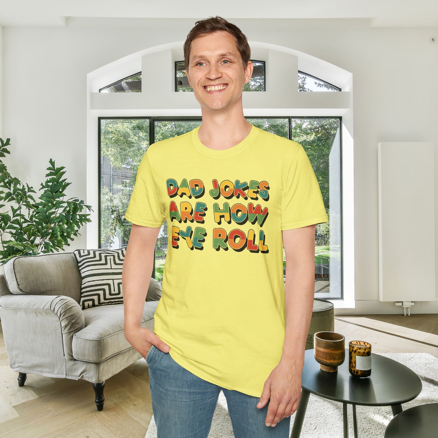 Dad Jokes Are How Eye Roll Adult T-shirt