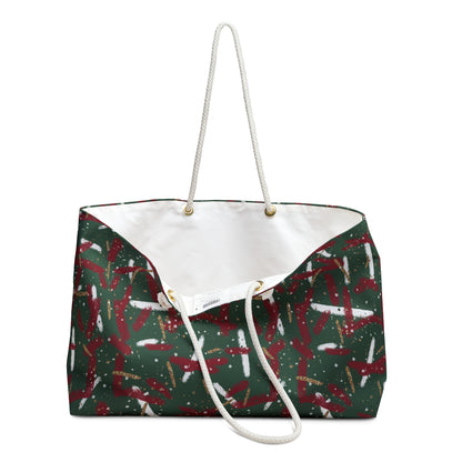 Holiday Brushstrokes Weekender Bag
