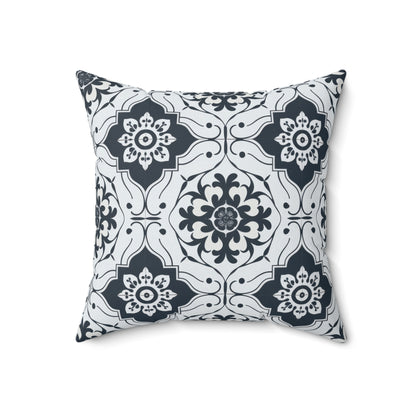 Lisbon Noir Throw Pillow