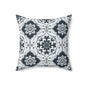 Lisbon Noir Throw Pillow