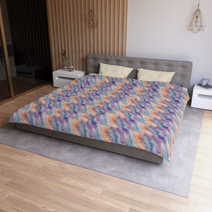 Dreamwave Marble Microfiber Duvet Cover