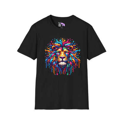 Colorful Lion Adult T-shirt