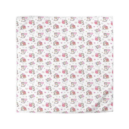 Unicorns of Love Microfiber Duvet Cover