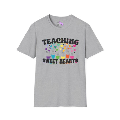 Teaching Sweet Hearts Adult T-shirt