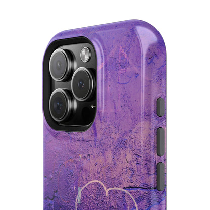 Purple Heart Wall MagSafe® Compatible Tough Case for iPhone