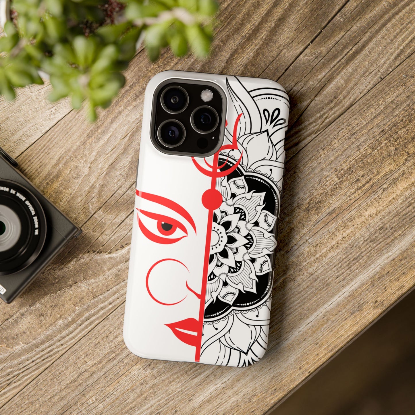 Goddess Durga Mata w/Manala MagSafe® Compatible Tough Case for iPhone