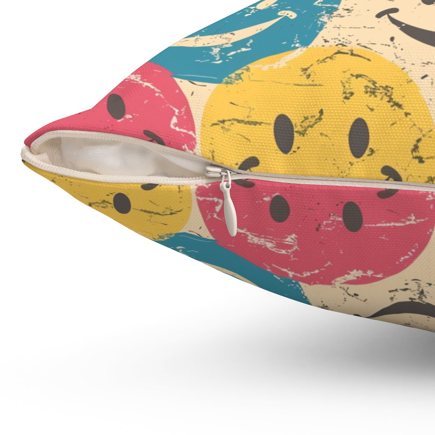 Color Me Happy Throw Pillow