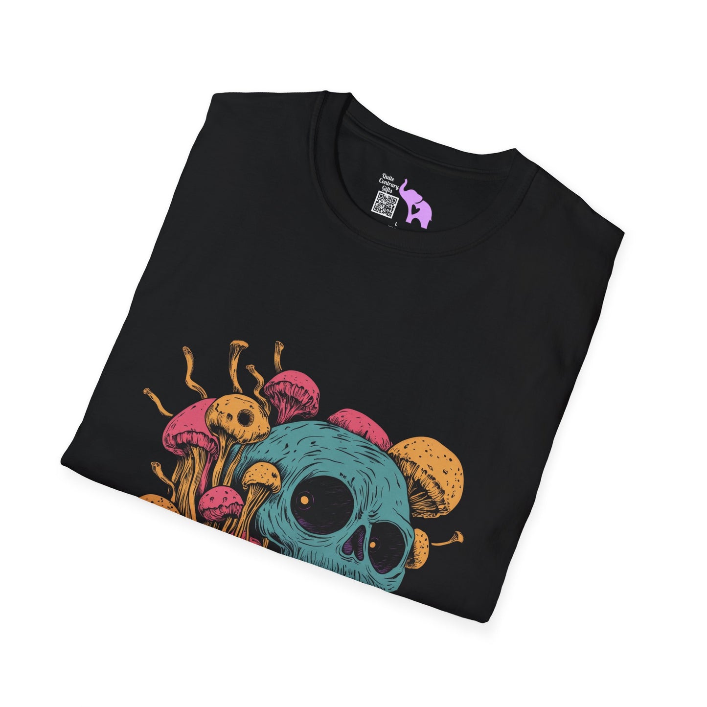 Creepy Mushroom Skull T-shirt