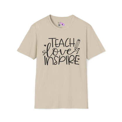 Teach Love Inspire Adult T-shirt