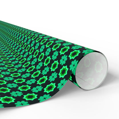 Clover Bloom Burst Wrapping Paper