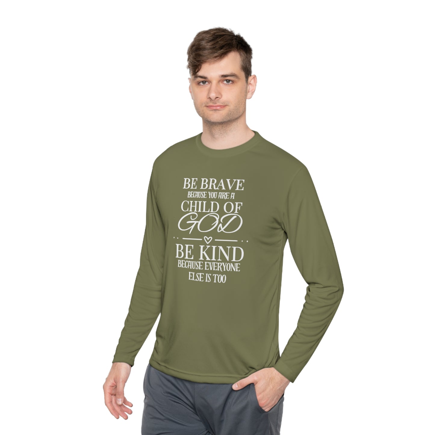 Because You Are A Child of God Lightweight Long Sleeve Tee