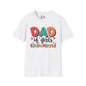 Dad of Girls #Outnumbered Adult T-shirt