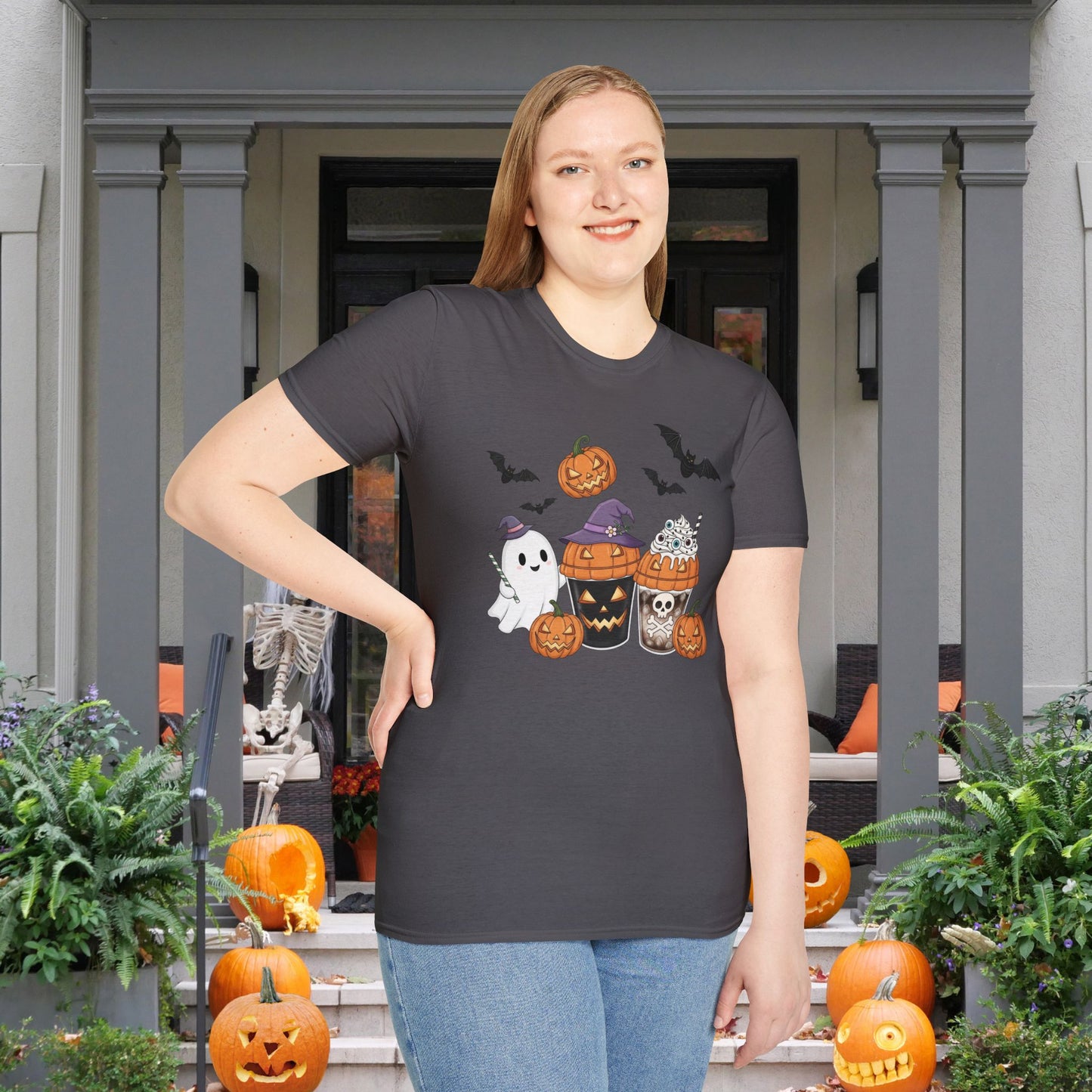 Spooky Latte Adult T-shirt