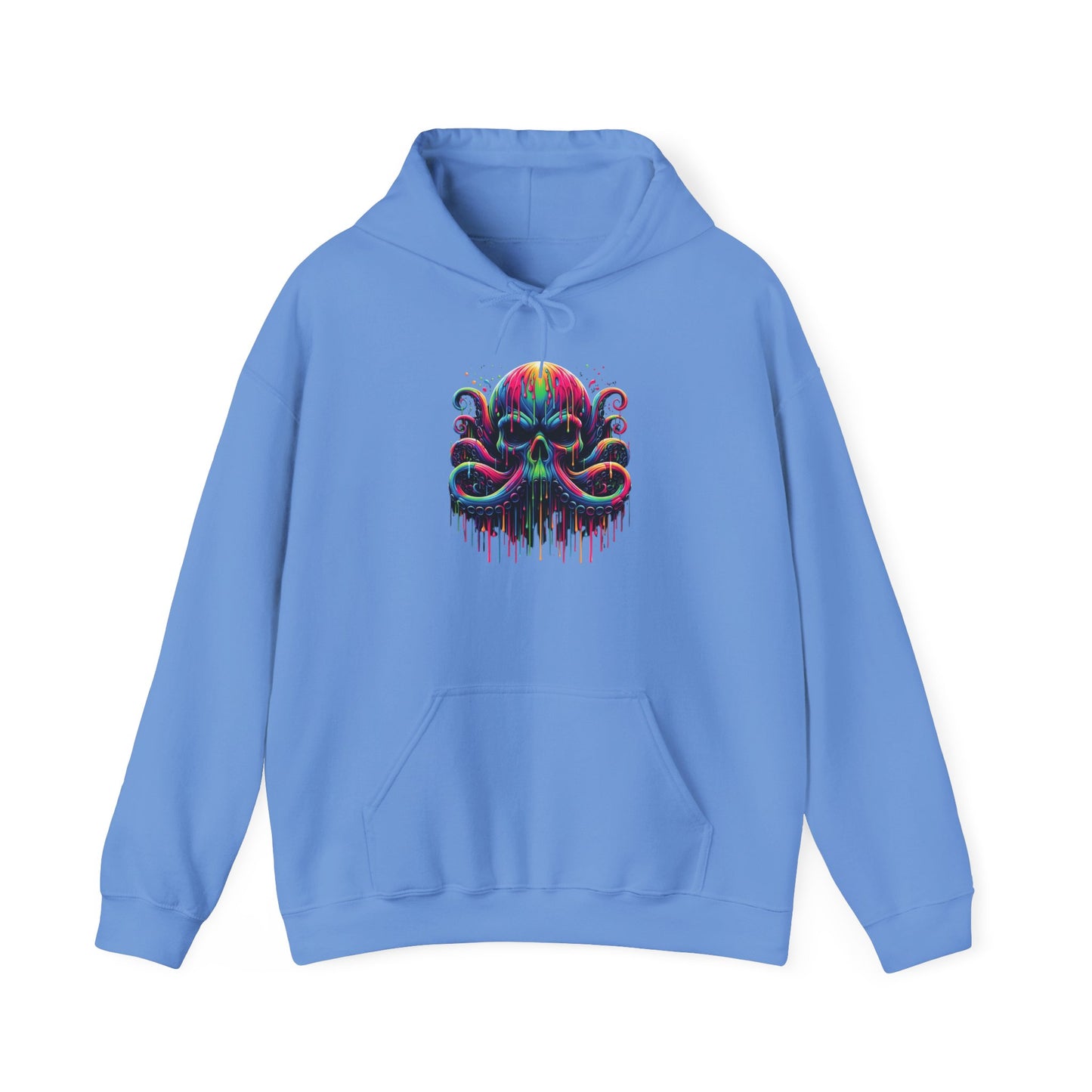 Colorful Skeleton Octopus Heavy Blend™ Hooded Sweatshirt