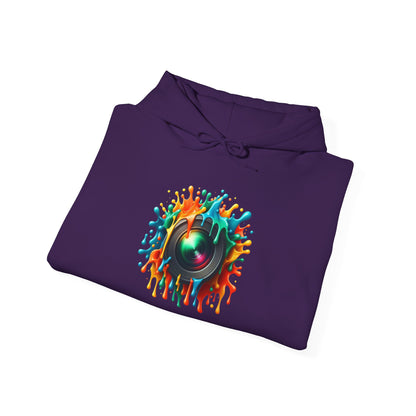 Colorful Cameral Lens Heavy Blend™ Hooded Sweatshirt