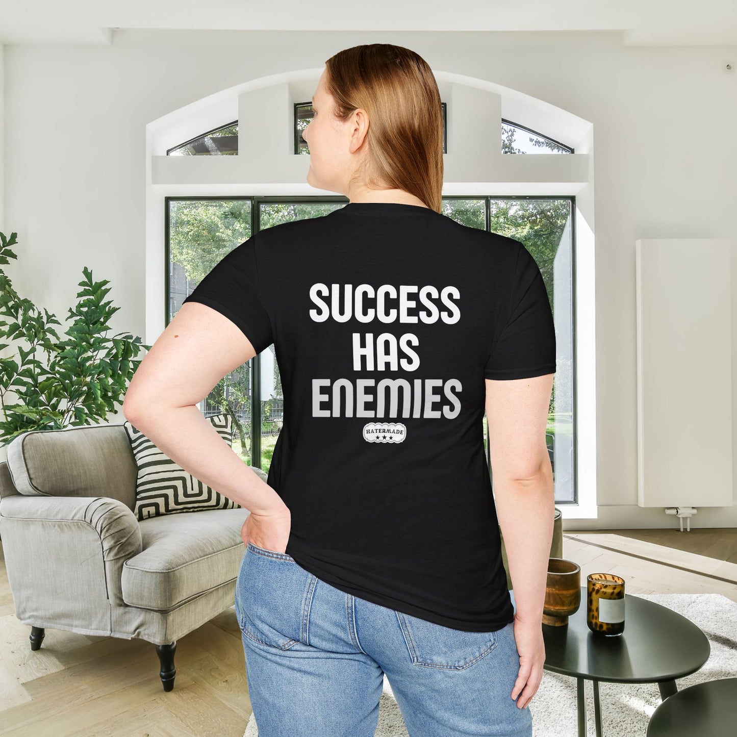 Hatermade Success Has Enemies Adult T-Shirt
