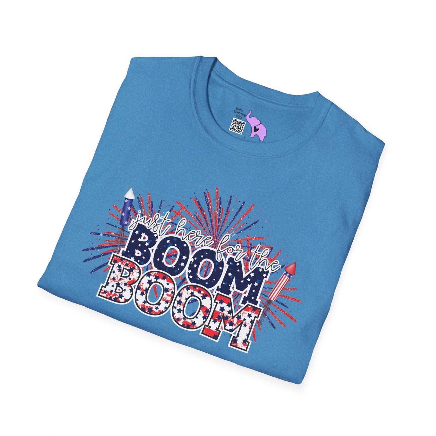 I'm Just Here For The Boom Boom Adult T-shirt
