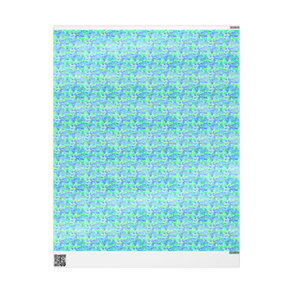 Glacier Grove Camo Wrapping Paper